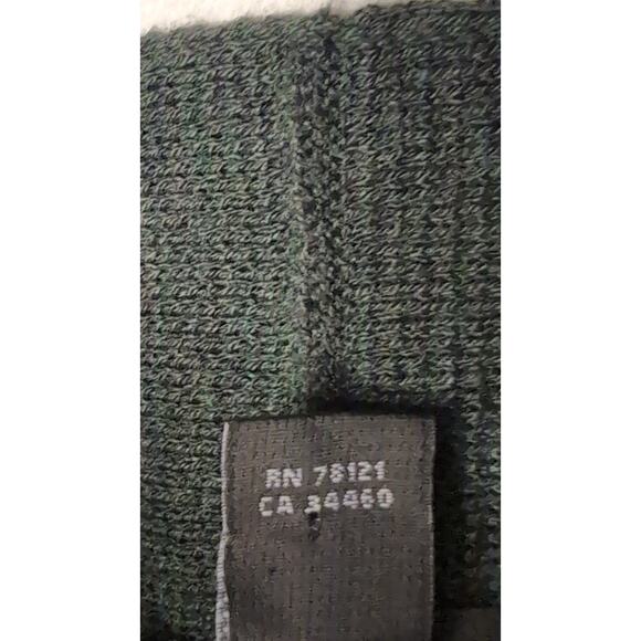 Eileen Fisher Italian Wool Cardigan Hunter Green Open Front Minimalist Sweater - Picture 8 of 10